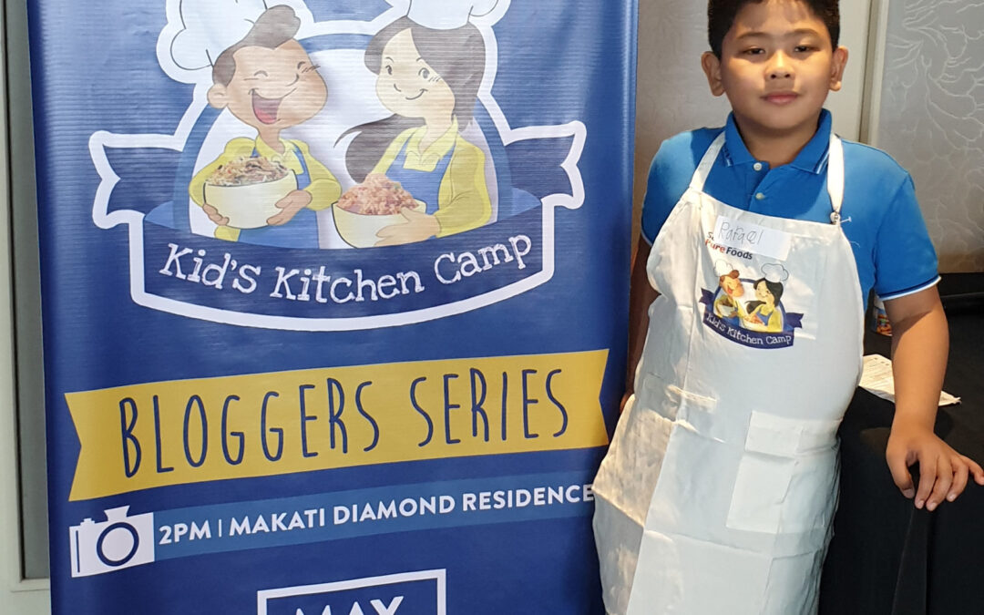 Little Chef at San Miguel Pure foods Kids Kitchen Camp