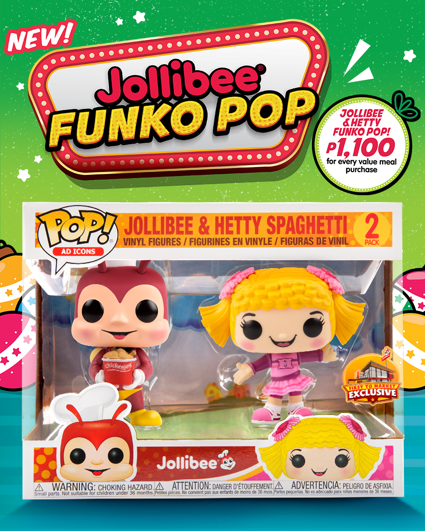 Int'l Toy brand Funko Pop unveils limited edition Jollibee mascot