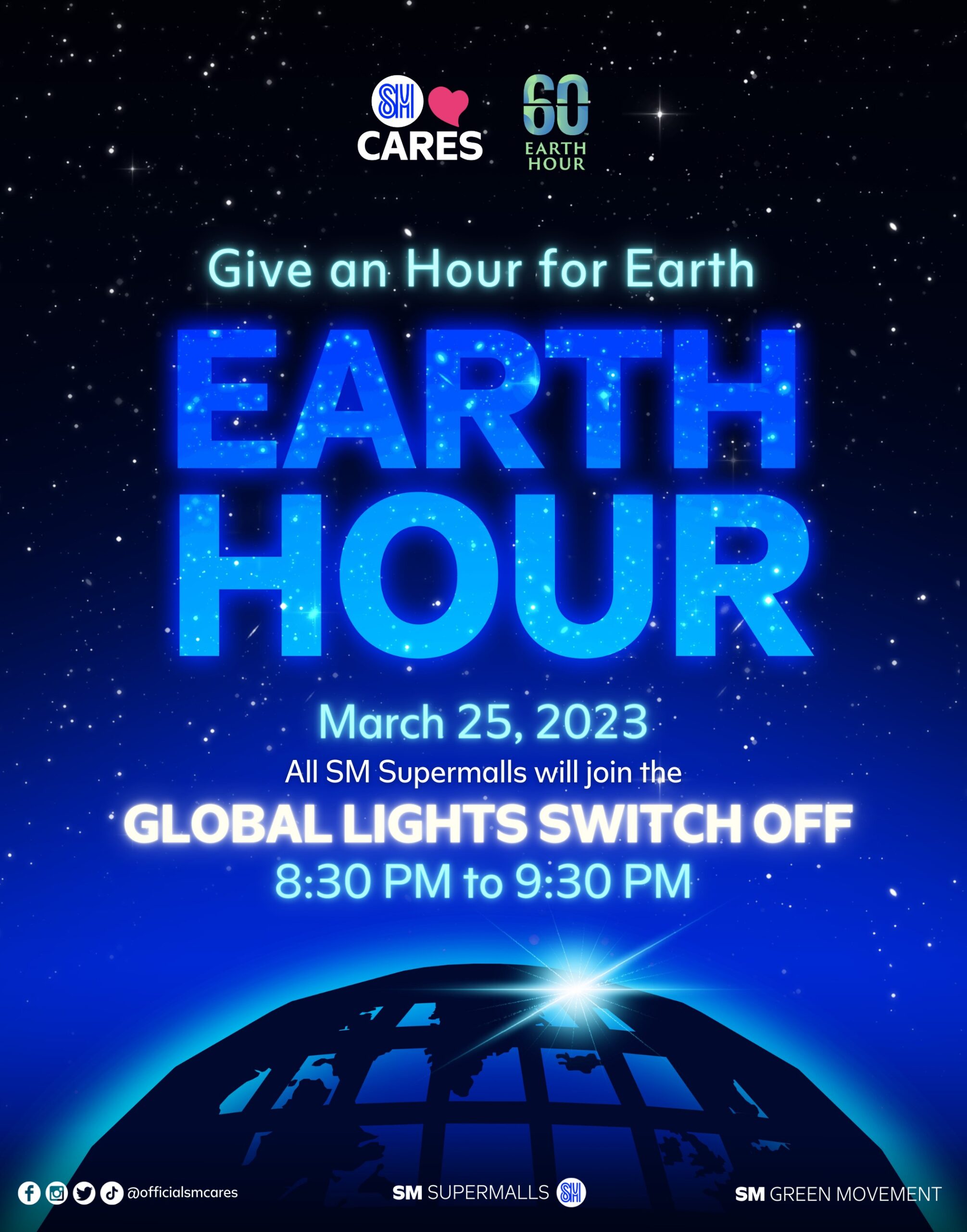 SM Supermalls, SM Cares to join Earth Hour 2023 My World Mommy Anna