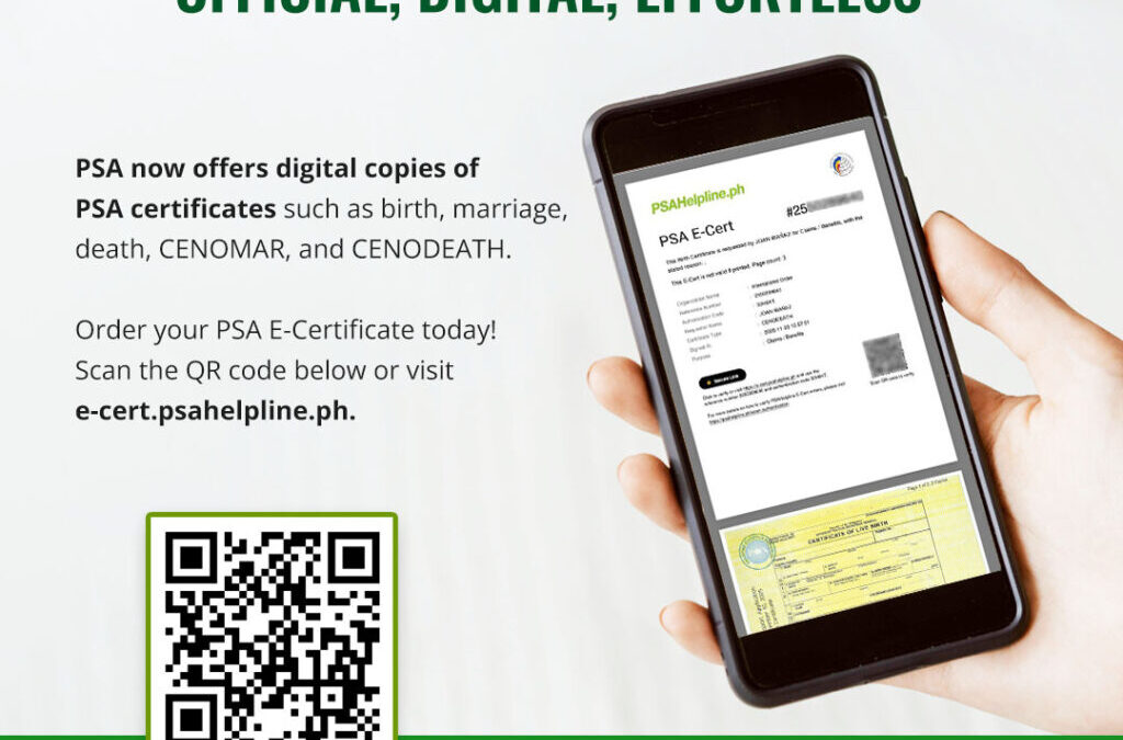 The Digital Advantage: Introducing the PSA E-Certificate Service Powered by PSAHelpline.ph